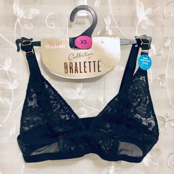 Lace Bralette Mesh Band NEW - Picture 1 of 4